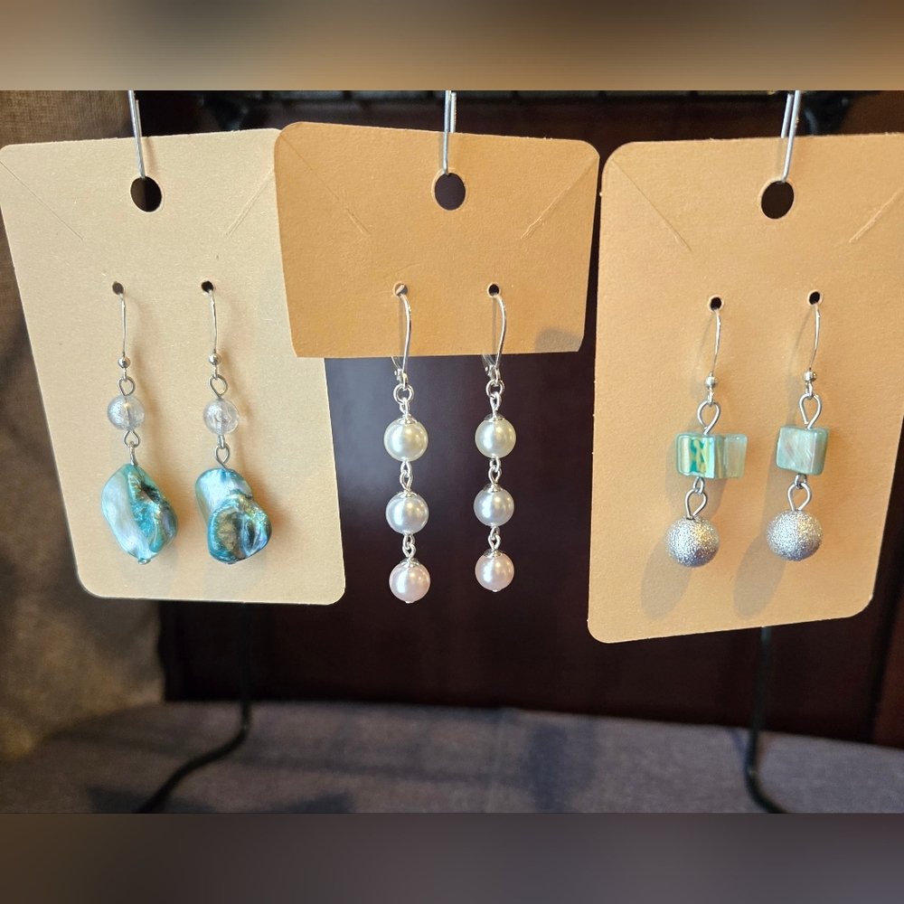 Silver Drop Earrings